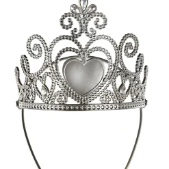 Hot Silver Disney Princess Tiara & Wand Costume Accessory Kit Tiaras, Crowns