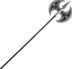 Shop Silver Double-Bladed Axe Weapons