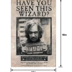 Party City Sirius Black Lenticular Plastic Cutout, 12In X 18In - Harry Potter| Decorations