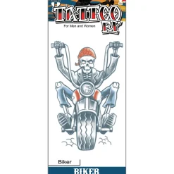 Sale Skeleton Biker Tattoo Makeup