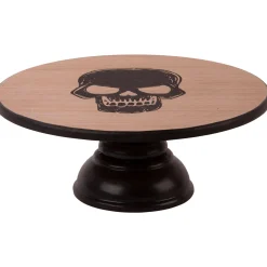 Party City Skull Fiberboard Cake Stand, 10In X 4In| Bakeware