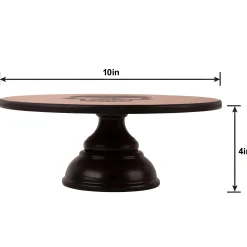 Party City Skull Fiberboard Cake Stand, 10In X 4In| Bakeware