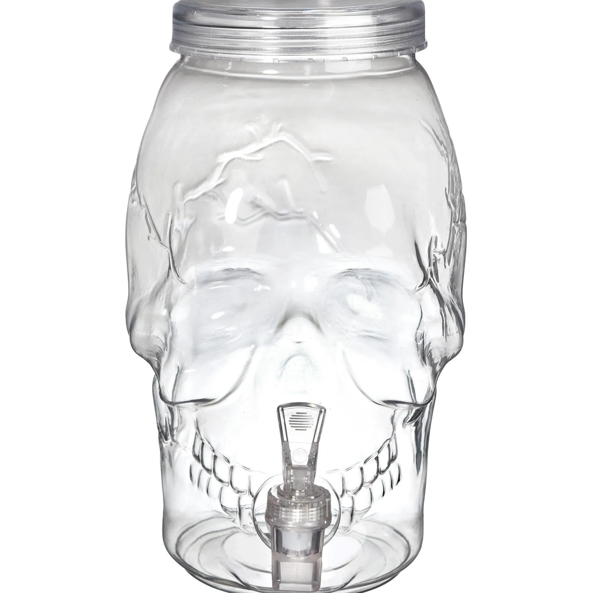 Party City Skull Plastic Drink Dispenser, 1Gal| Wicked Haunting