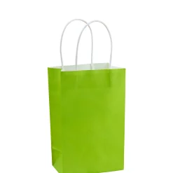 Party City Small Green Paper Gift Bag, 5.25In X 8.25In| Bakeware