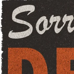 Party City Sorry We'Re Dead Halloween Coir Doormat, 29.5In X 17.75In| Door Décor & Signs