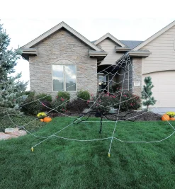 Party City Spider Web Yard Decoration| Wicked Haunting