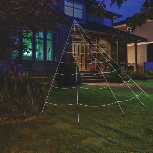 Party City Spider Web Yard Decoration| Wicked Haunting