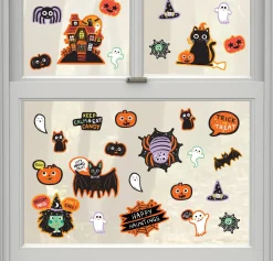 Party City Spooky Friends Halloween Cardstock Cutouts, 30Pc| Spooky Friends