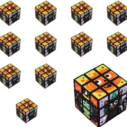 Party City Spooky Friends Halloween Puzzle Cubes, 12Ct| Trunk Or Treat