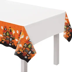 Party City Spooky Friends Halloween Plastic Table Covers, 54In X 84In, 3Ct| Spooky Friends