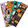 Party City Spooky Friends Halloween Stickers, 4 Sheets| Trunk Or Treat