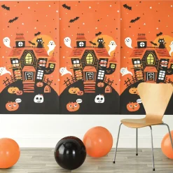 Party City Spooky Friends Plastic Scene Setter Room Roll, 40Ft| Spooky Friends