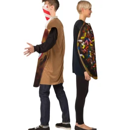 Party City Sprinkle Donut & Cold Brew Coffee Couples Costumes For Adults|Women Funny