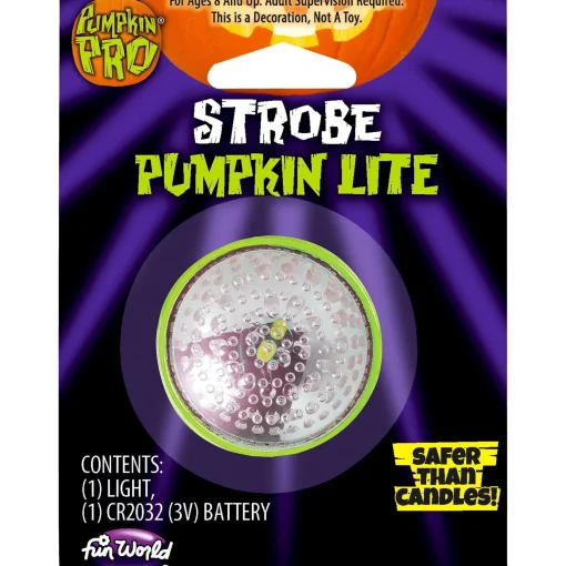 Party City Strobe Pumpkin Lite| Strobe Lights & Black Lights