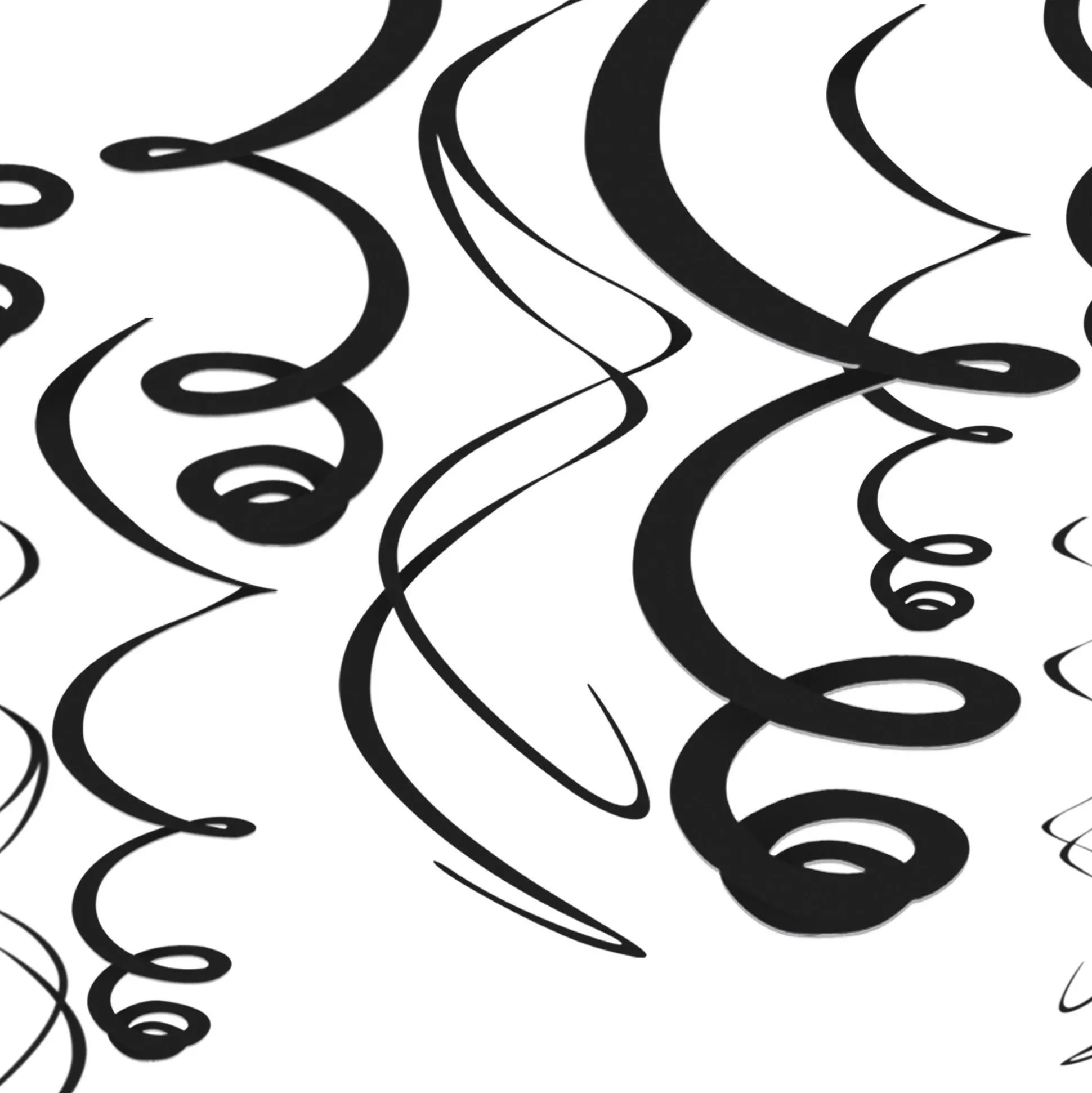 Party City Swirl Decorations 12Ct| Spooky Friends