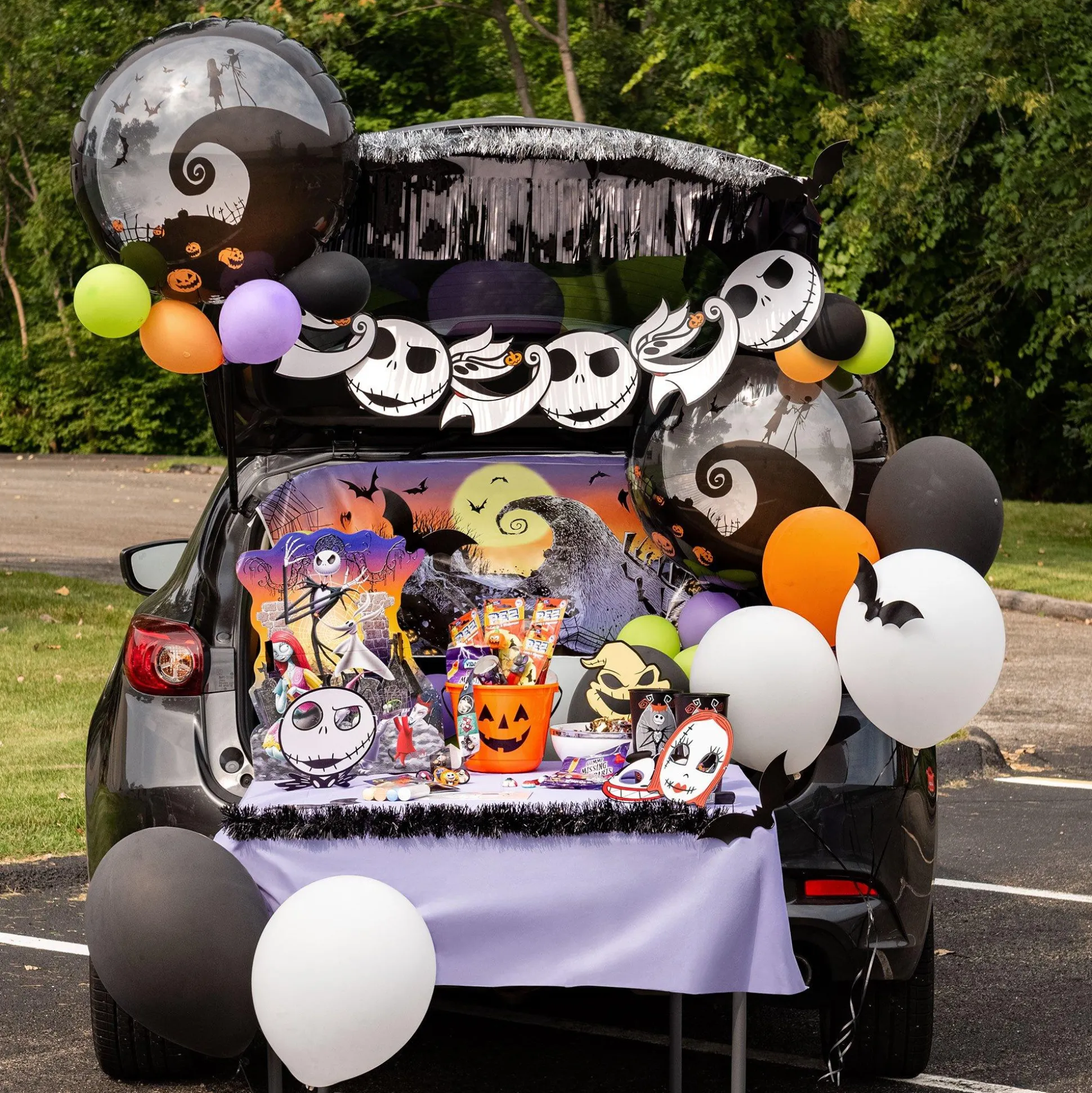 Disney Channel The Nightmare Before Christmas Trunk-Or-Treat Decorating Kit, 41Pc| Trunk Or Treat
