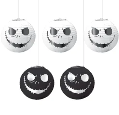 Party City The Nightmare Before Christmas Paper Lanterns 5Ct| The Nightmare Before Christmas