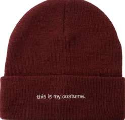 Fashion This Is My Costume Beanie Funny