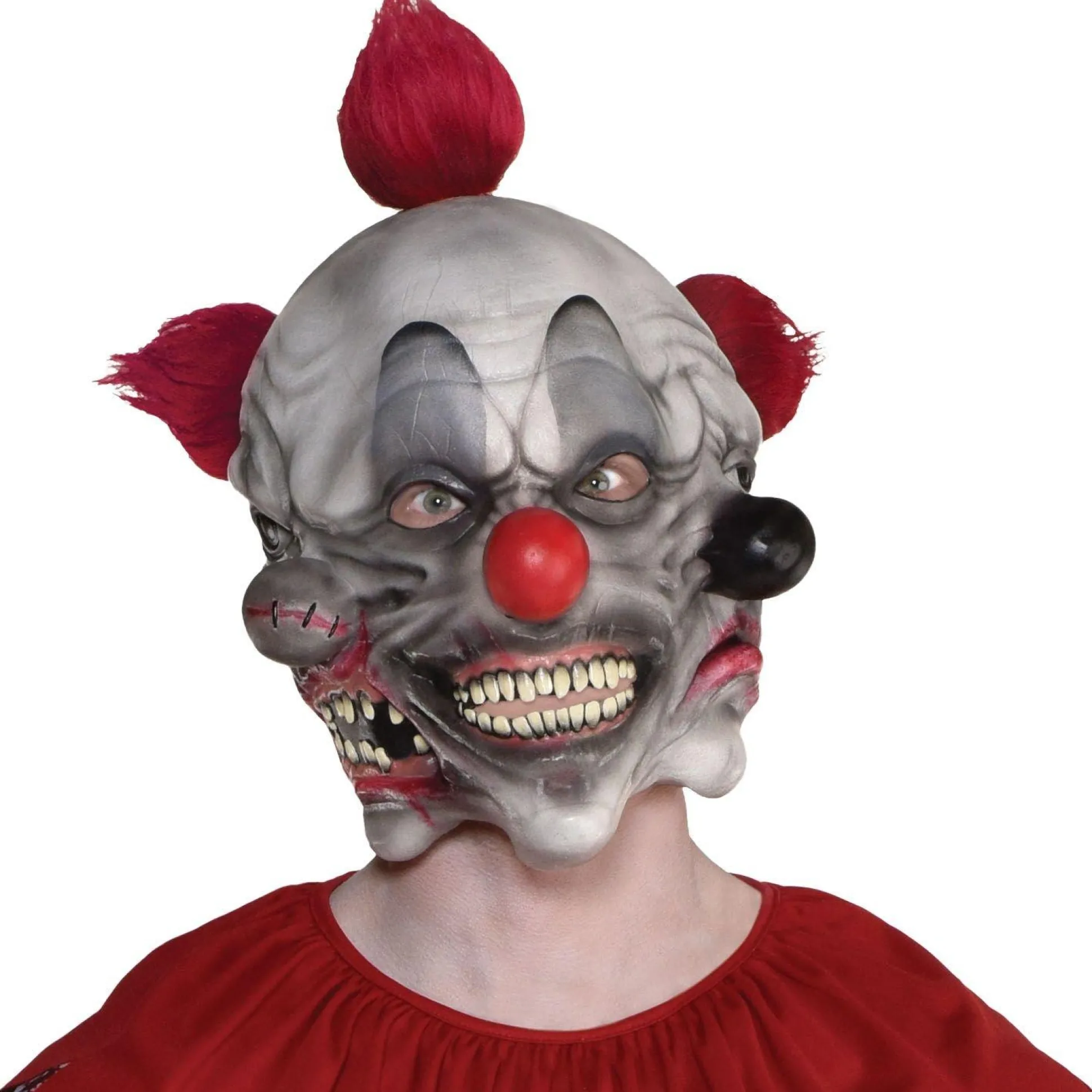Sale Three-Face Clown Latex Mask Creepy Clown