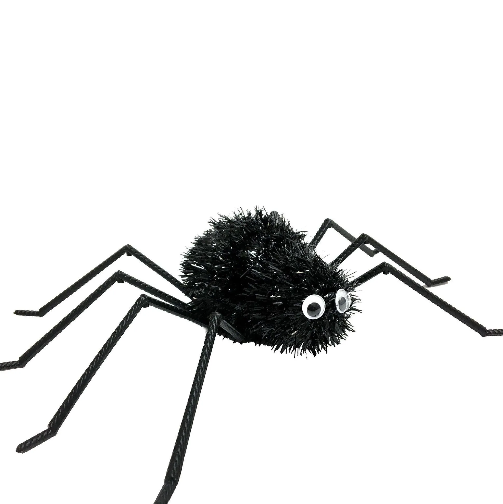 Party City Tinsel Black Spider Decoration| Spiders & Webbing