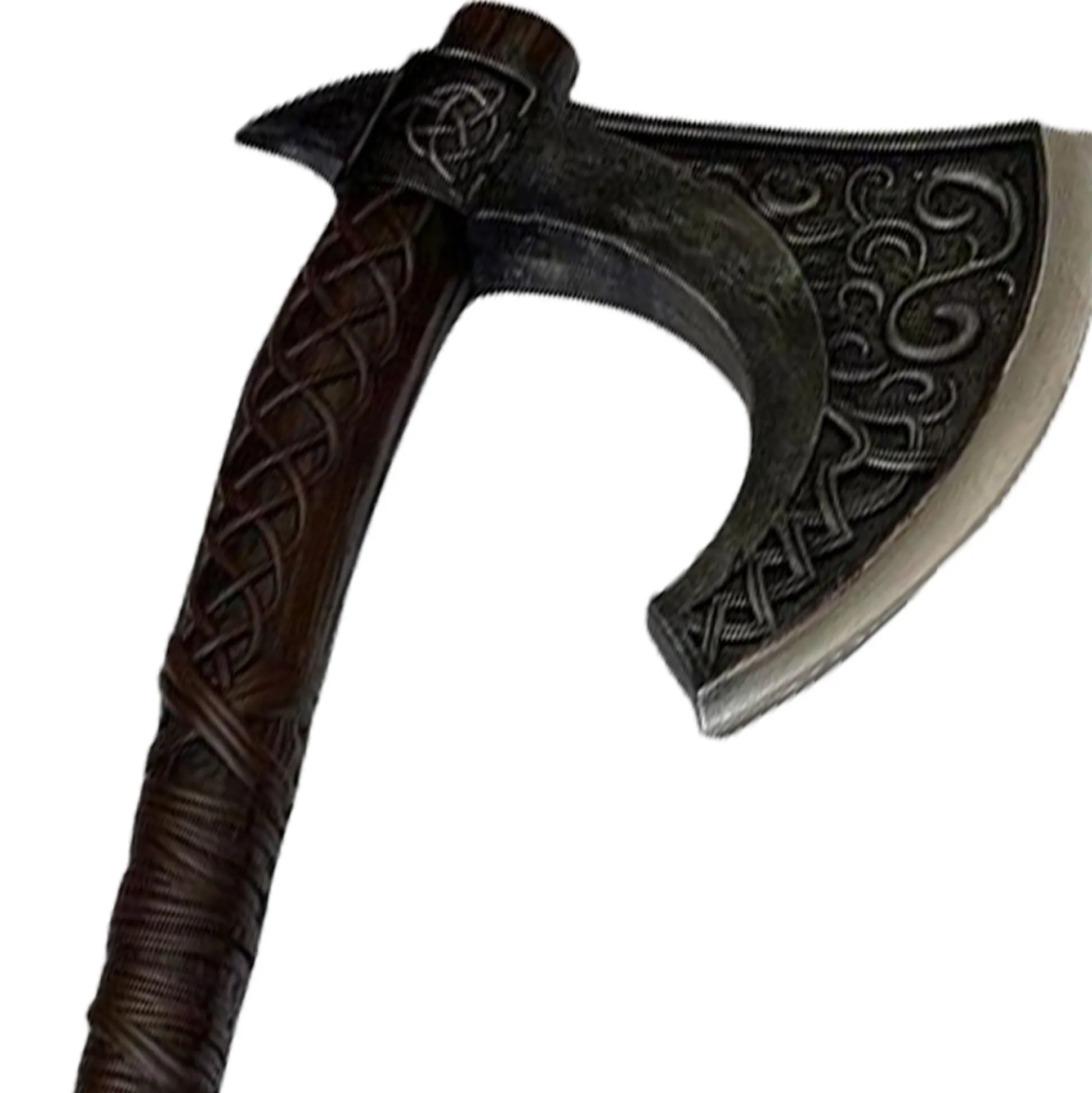 Fashion Viking Bearded Battle Axe, 44In - High-Density Foam Prop Weapons