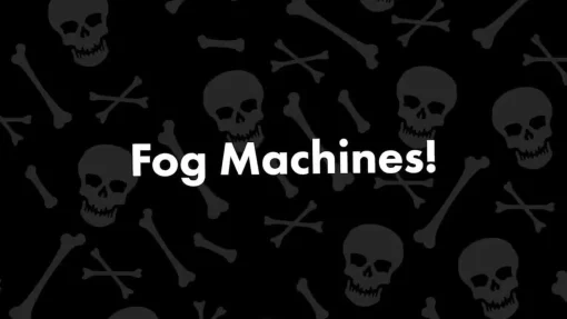 Party City 400W Skeleton Coffin Fog Machine| Fog Machines & Fog Juice