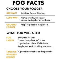 Party City 400W Skeleton Coffin Ground Fog Machine| Fog Machines & Fog Juice