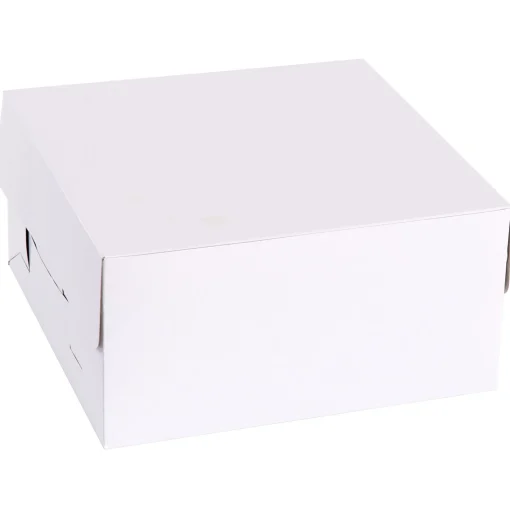Cheap White Square Cake Box, 10In Baking Supplies