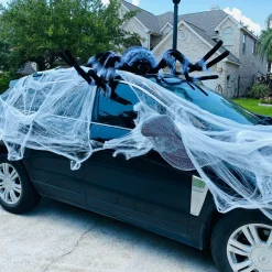 Party City White Stretch Spider Web, 400 Sq Ft| Spiders & Webbing