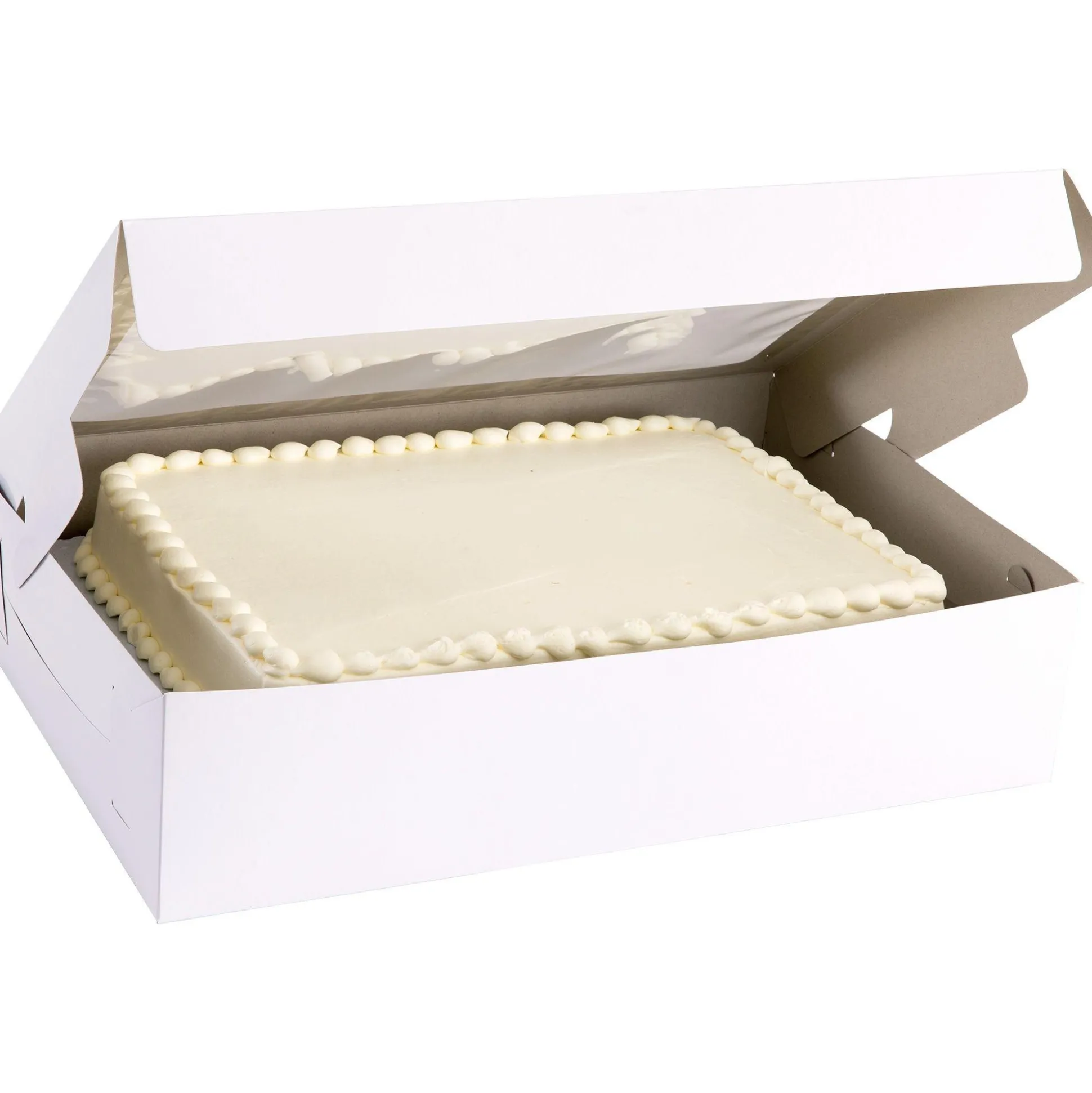 Store White Window Sheet Cake Box, 21In X 14In Baking Supplies
