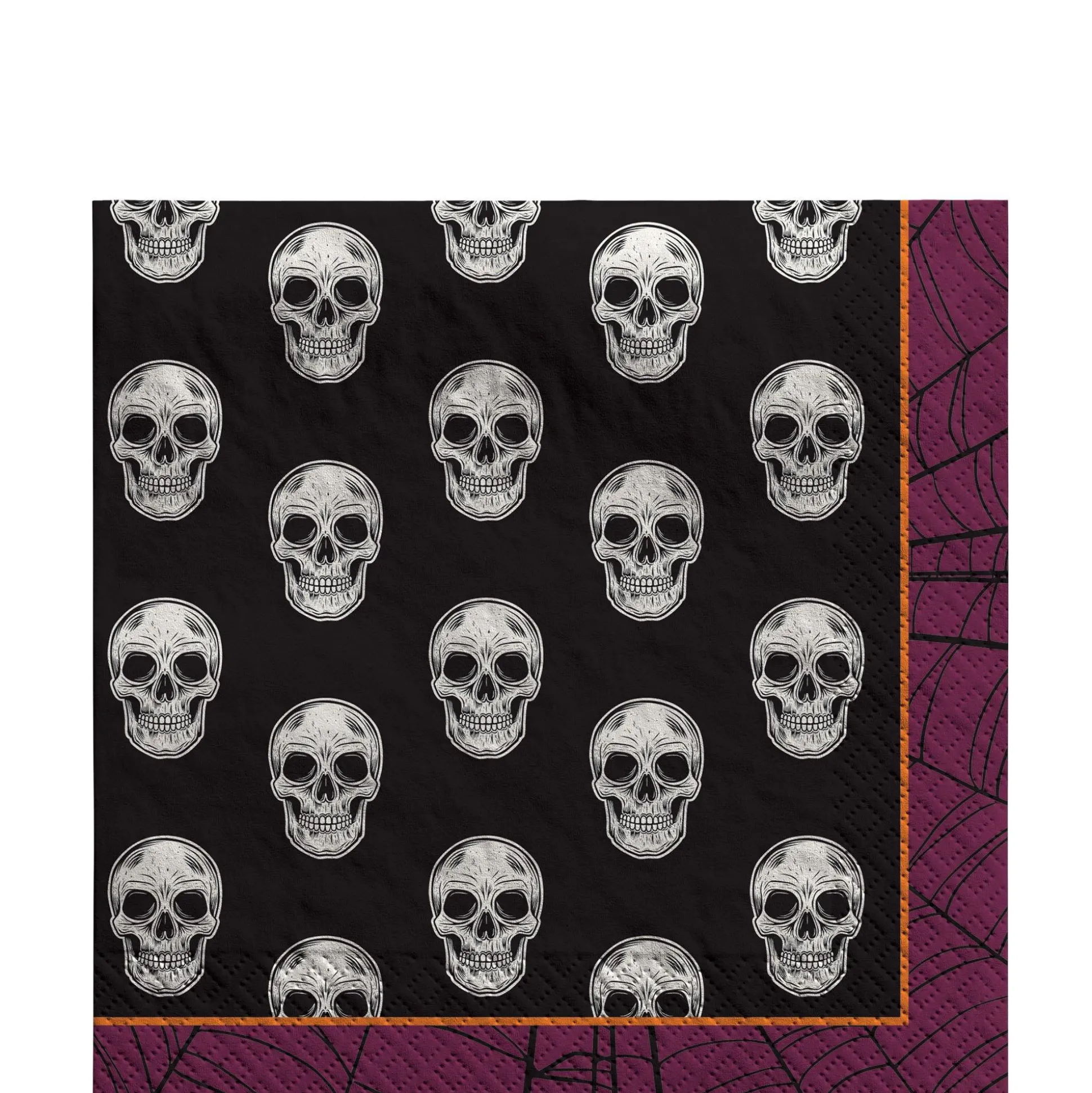 Party City Wicked Hauntings Paper Lunch Napkins, 6.5In, 40Ct| Tableware & Serveware
