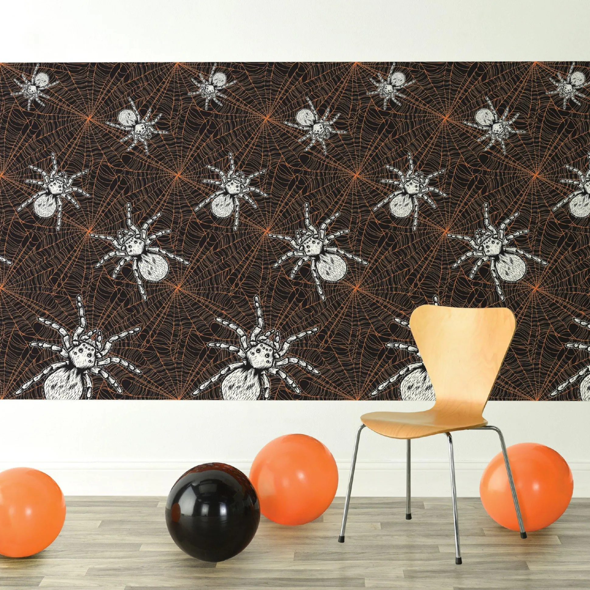 Party City Wicked Hauntings Plastic Scene Setter Room Roll, 40Ft| Window & Wall Décor