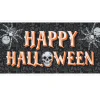 Party City Wicked Hauntings Plastic Horizontal Banner, 5.4Ft X 2.8Ft| Decorations