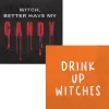 Party City Witch Paper Beverage Napkins, 5In, 16Ct| Wicked Haunting