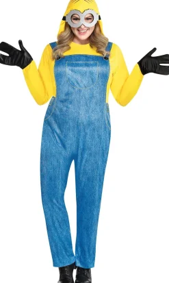 Flash Sale Womens' Minion Plus Size Deluxe Costume - Minions 2 Plus Size Costumes