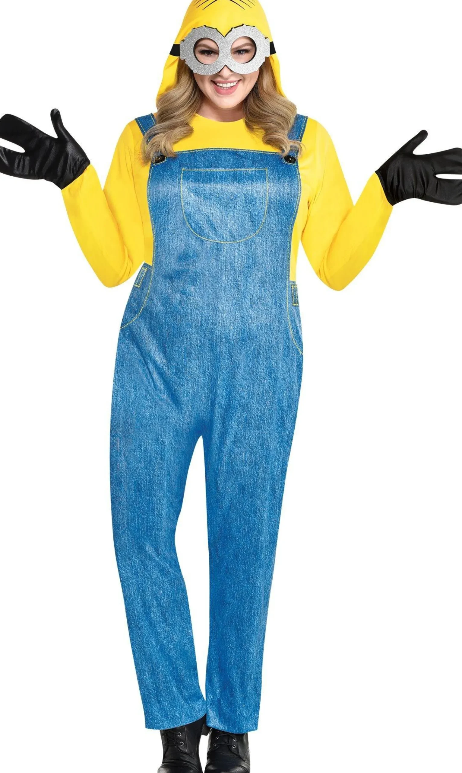 Flash Sale Womens' Minion Plus Size Deluxe Costume - Minions 2 Plus Size Costumes
