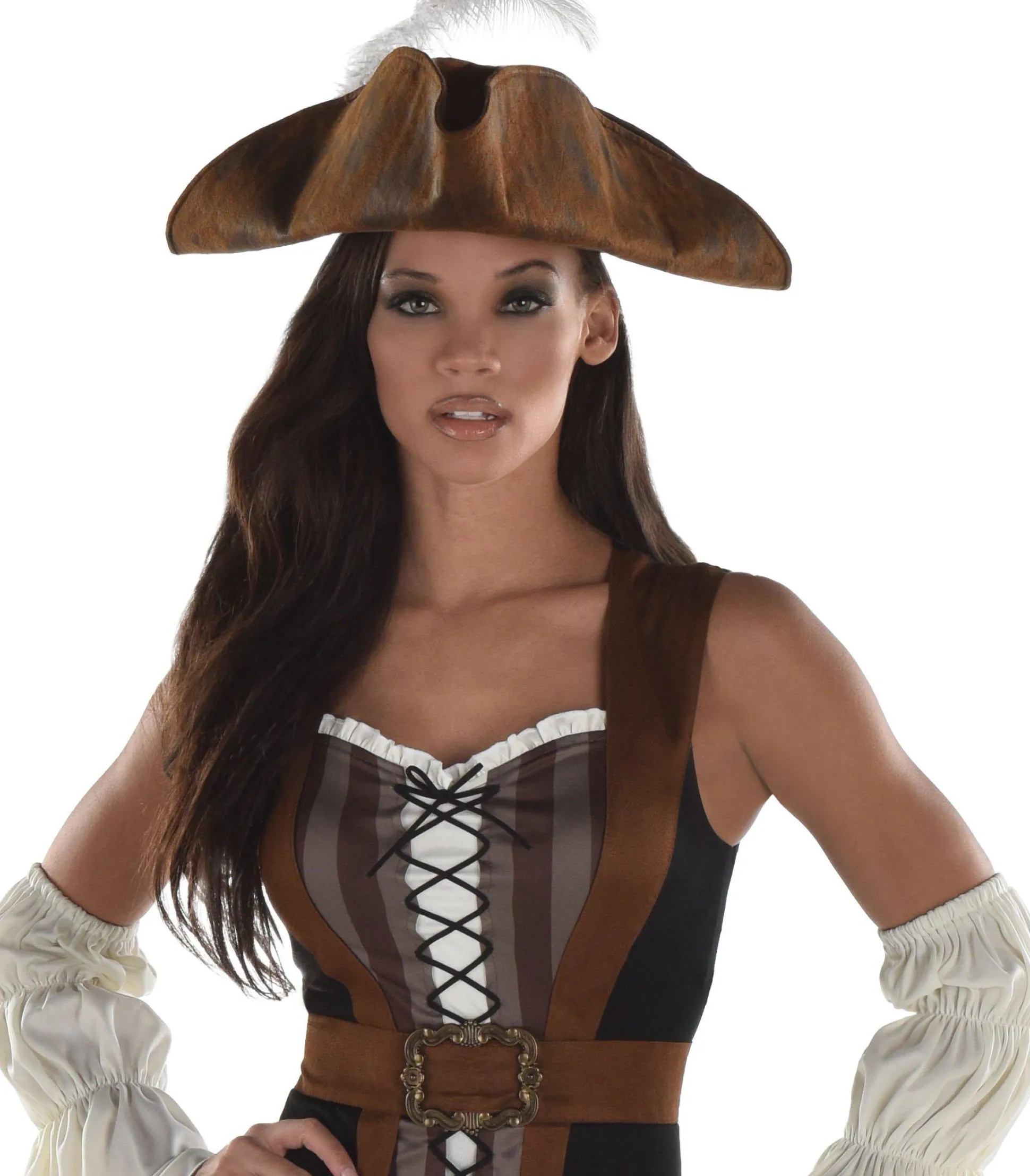 Party City Women's Shipwrecked Pirate Costume|Women Pirate