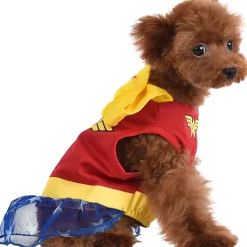 Fashion Wonder Woman Dog Costume & Toy - Dc Comics Dog & Pet Costumes