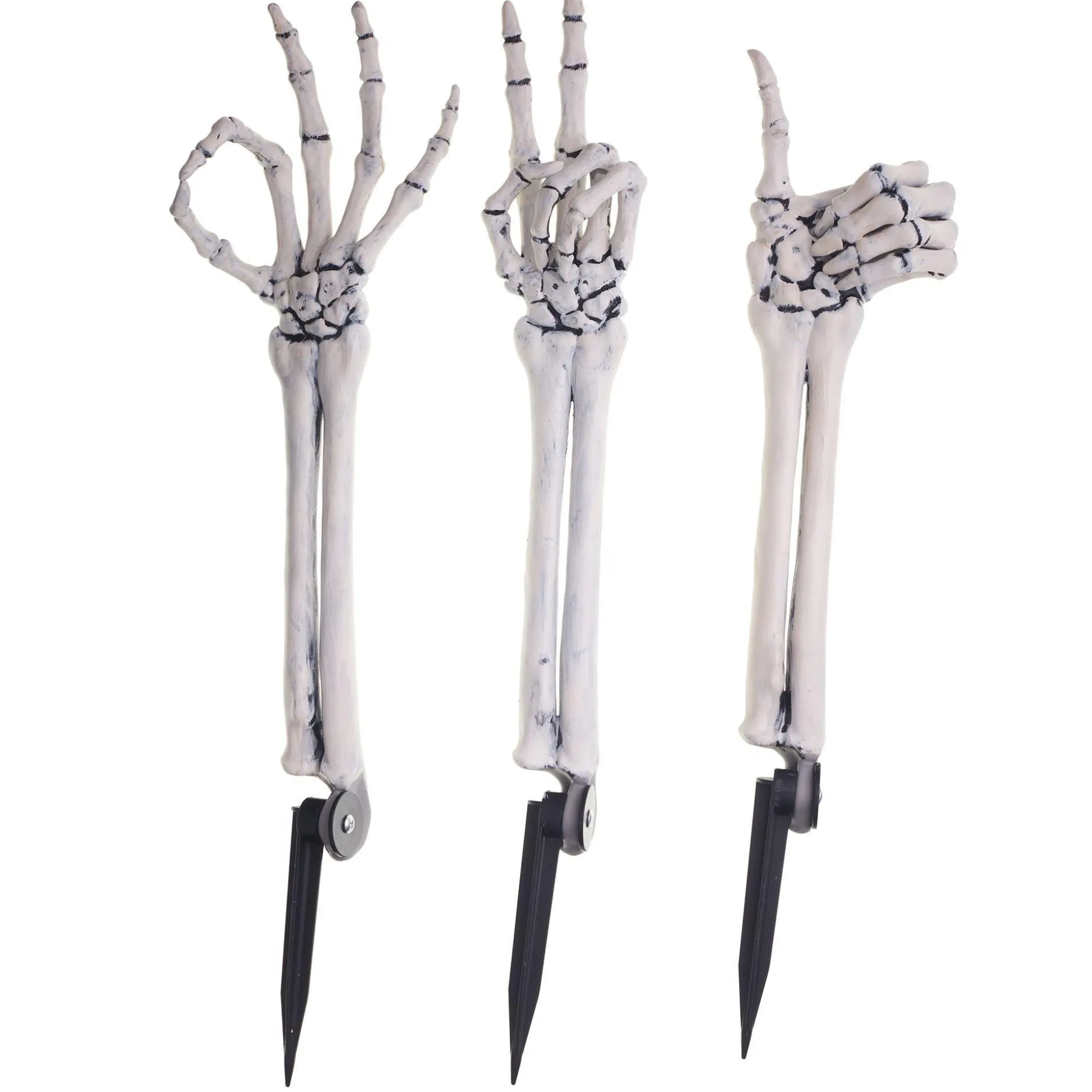 Party City Yard Skeleton Hand Decorations, 3Ct| Skeletons